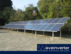 Ground Mounting System for 6 large panels  (up to 1900w)